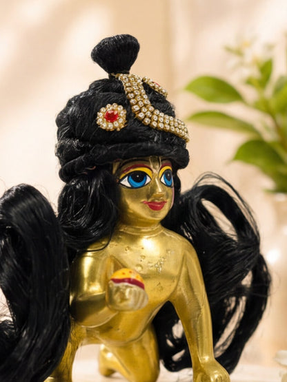 hair kesh Laddu Gopal Dresses Online in India Winter Dress for Poshak Thakurji Kanha Ji Accessories Dhoti Kurta Set Pajama Aasan Janmashtami Special Summer Shringar Fancy Jacket Premium Festival Bistar Combo om poshak kanha thakurji bal lala lalla ladoo