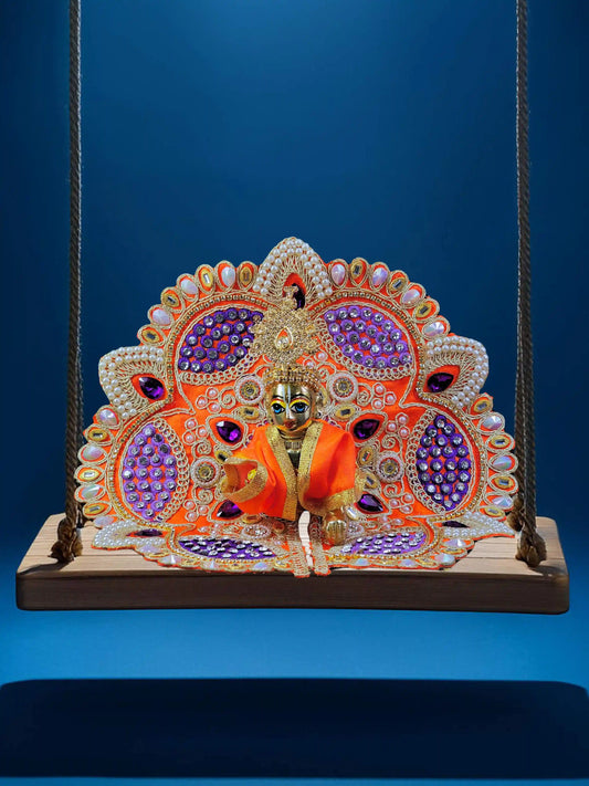 imperial charm orange bal laddu gopal thakur kanha ji dresses poshak
