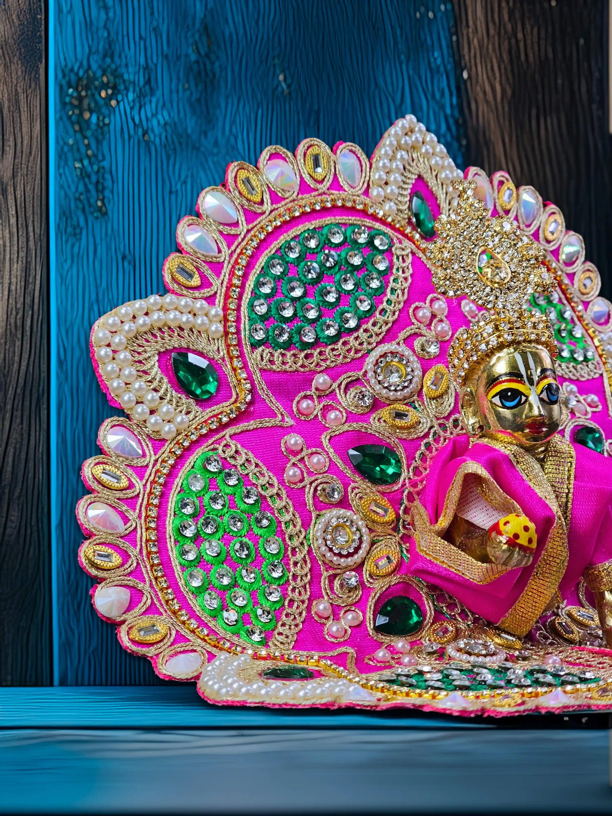 imperial charm pink bal laddu gopal thakur kanha ji dresses poshak 