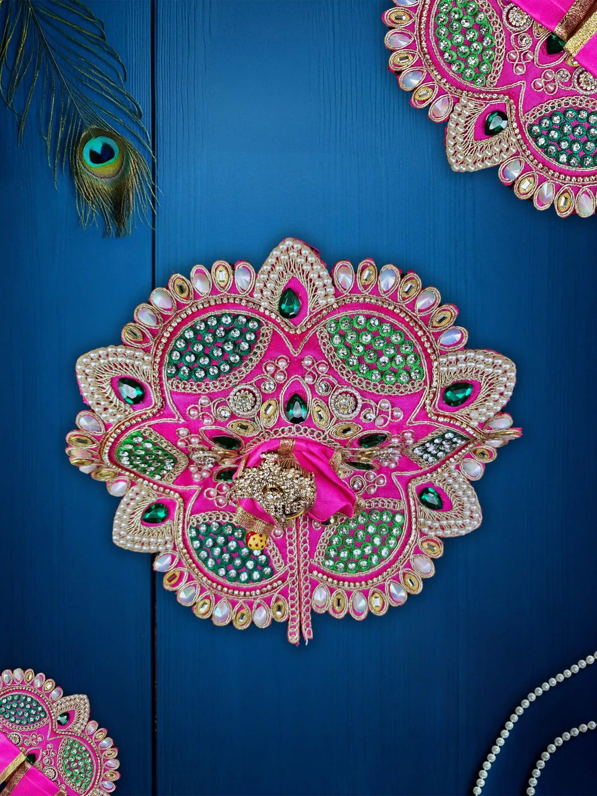 imperial charm pink bal laddu gopal thakur kanha ji dresses poshak 