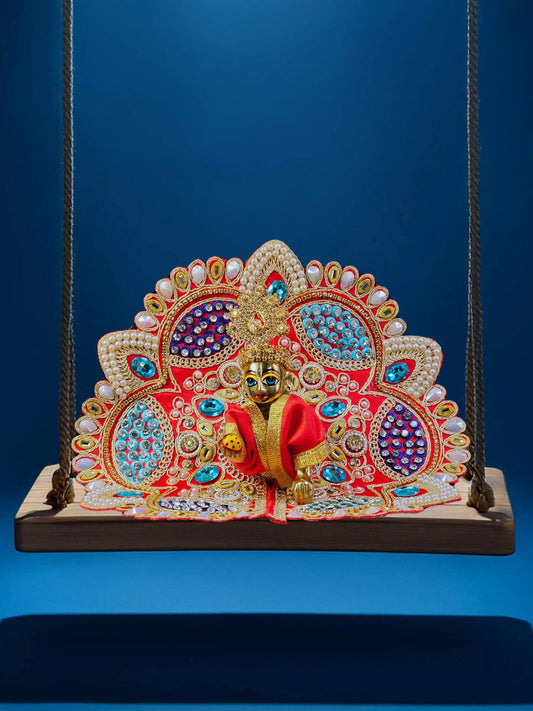 imperial charm red bal laddu gopal thakur kanha ji dresses poshak 