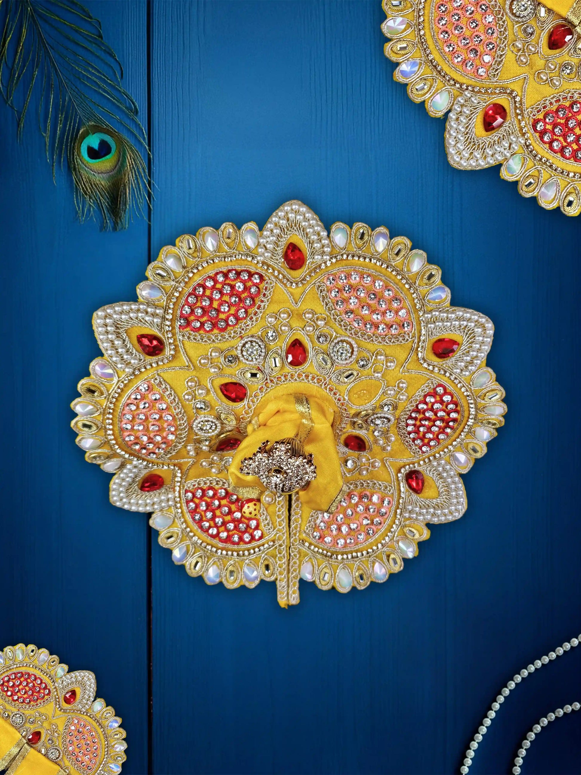 imperial charm yellow bal laddu gopal thakur kanha ji dresses poshak