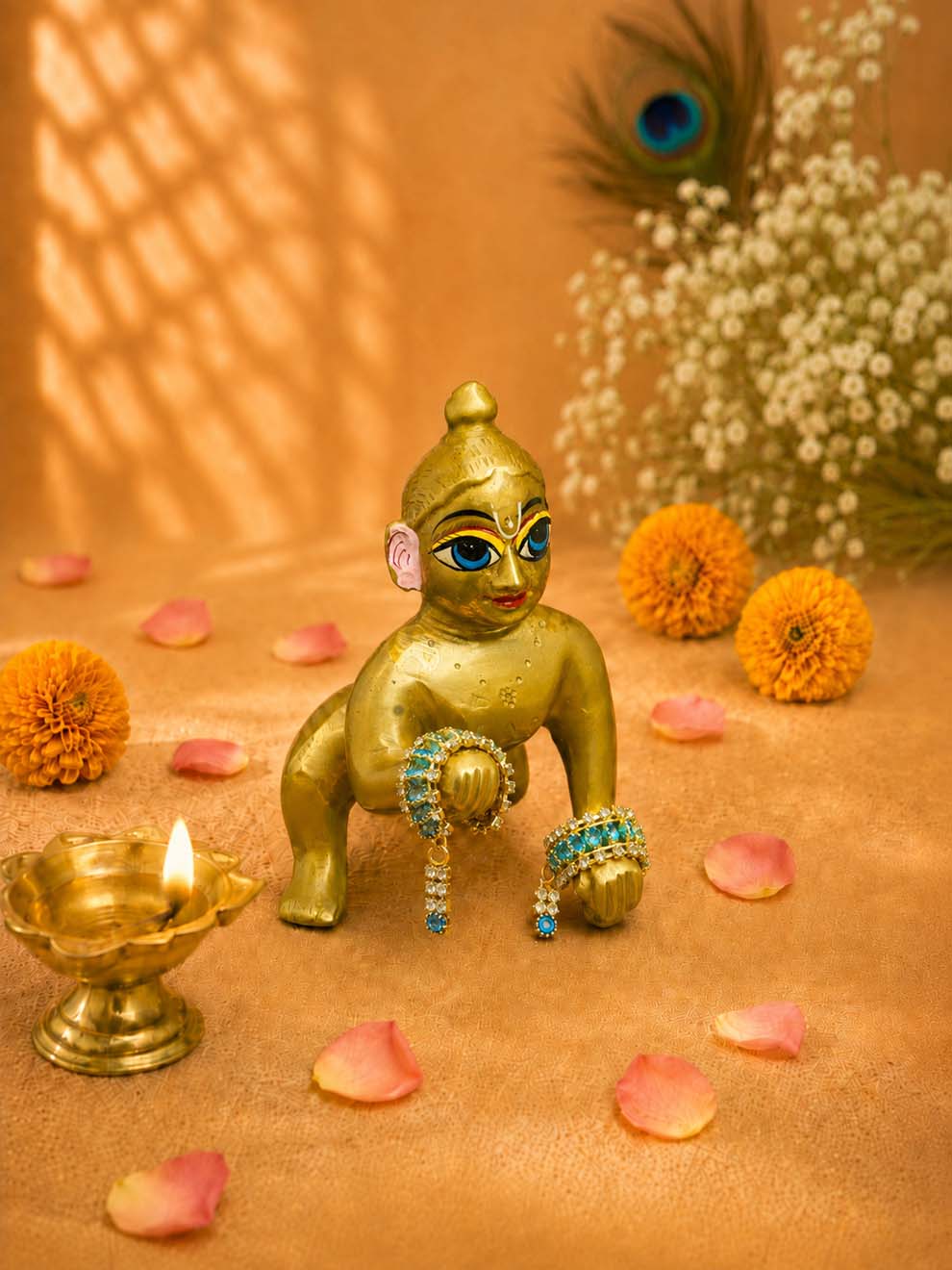 kaade lb Laddu Gopal Dresses Online in India Winter Dress for Poshak Thakurji Kanha Ji Accessories Dhoti Kurta Set Pajama Aasan Janmashtami Special Summer Shringar Fancy Jacket Premium Festival Bistar Combo om poshak kanha thakurji bal lala lalla ladoo