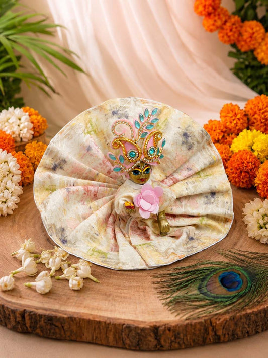 kanha ki phool Laddu Gopal Dresses Online in India Winter Dress for Poshak Thakurji Kanha Ji Accessories Dhoti Kurta Set Pajama Aasan Janmashtami Special Summer Shringar Fancy Jacket Premium Festival Bistar Combo om poshak kanha thakurji bal lala lalla ladoo