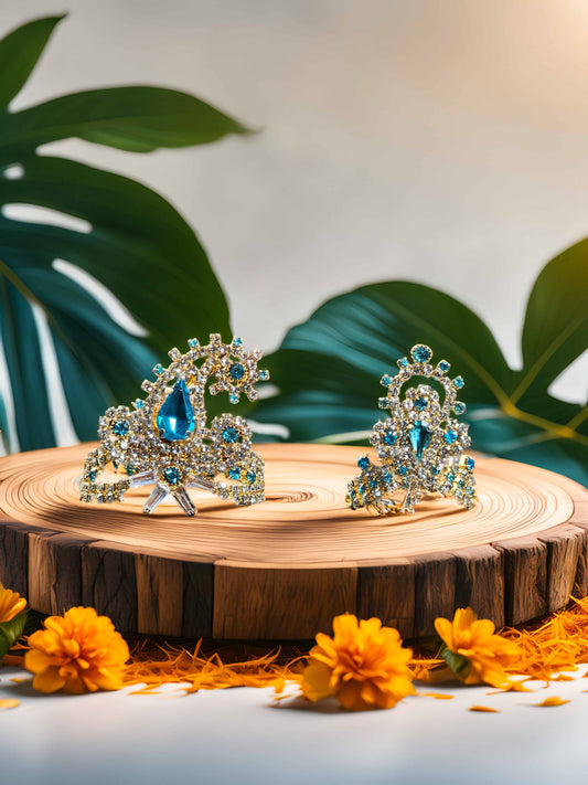 kanhaiya rajat lb shringar jewelry  mukit mala dresses laddu gopal thakurji kanha ji bal om poshak mathura online best Janmashtami for dress