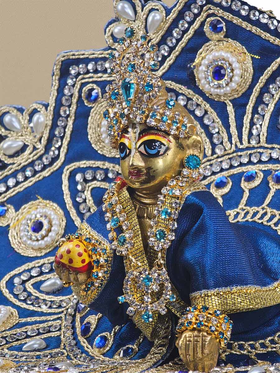 kanhaiya rajat lb shringar jewelry  mukit mala dresses laddu gopal thakurji kanha ji bal om poshak mathura online best Janmashtami for dress
