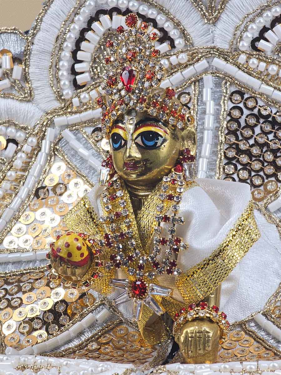 kanhaiya rajat r shringar jewelry mukut mala dresses laddu gopal thakurji kanha ji bal om poshak mathura online best Janmashtami for dress 