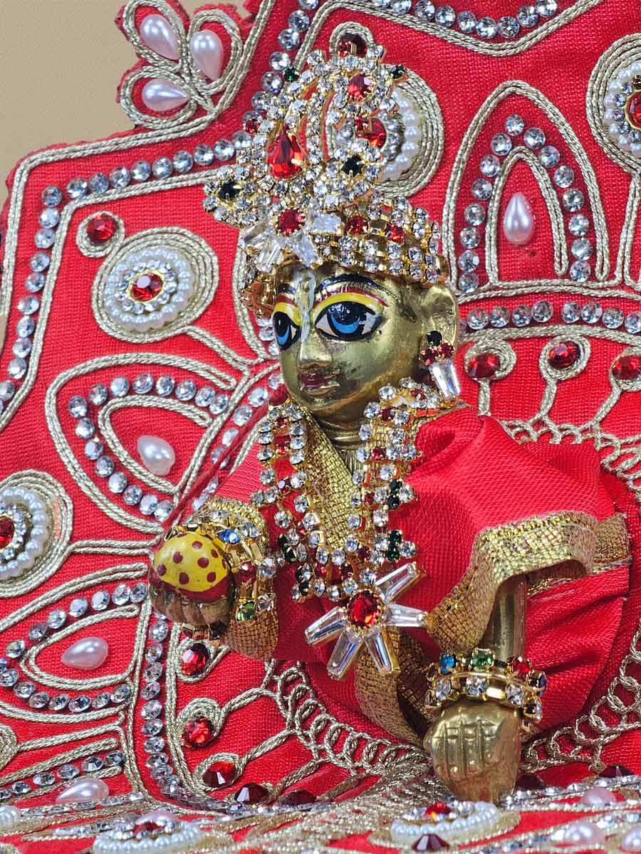 kanhaiya rajat rg shringar jewelry mukut mala dresses laddu gopal thakurji kanha ji bal om poshak mathura online best Janmashtami for dress