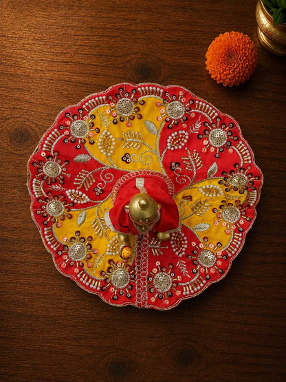 kiranjali fancy ry Laddu Gopal Dresses Online in India Winter Dress for Poshak Thakurji Kanha Ji Accessories Dhoti Kurta Set Pajama Aasan Janmashtami Special Summer Shringar Fancy Jacket Premium Festival Bistar Combo om poshak kanha thakurji bal lala lalla ladoo