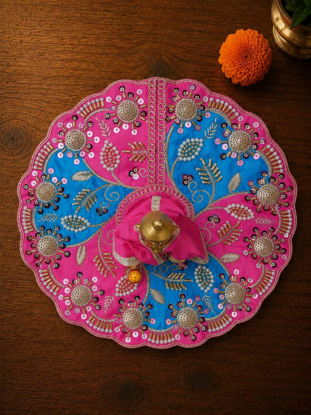 kiranjali p Laddu Gopal Dresses Online in India Winter Dress for Poshak Thakurji Kanha Ji Accessories Dhoti Kurta Set Pajama Aasan Janmashtami Special Summer Shringar Fancy Jacket Premium Festival Bistar Combo om poshak kanha thakurji bal lala lalla ladoo