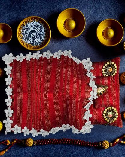 lal pushpraj dress ladoo dresses laddu gopal thakurji kanha ji bal om poshak mathura online best