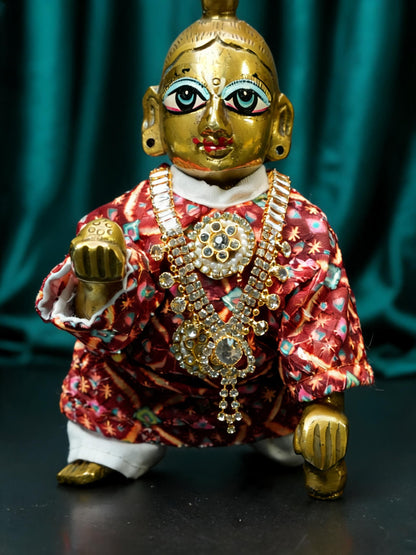 Laddu Gopal Dresses Online in India Winter Dress for Poshak Thakurji Kanha Ji Accessories Dhoti Kurta Set Pajama Aasan Janmashtami Special Summer Shringar Fancy Jacket Premium Festival Bistar Combo om poshak kanha thakurji bal lala lalla ladoo