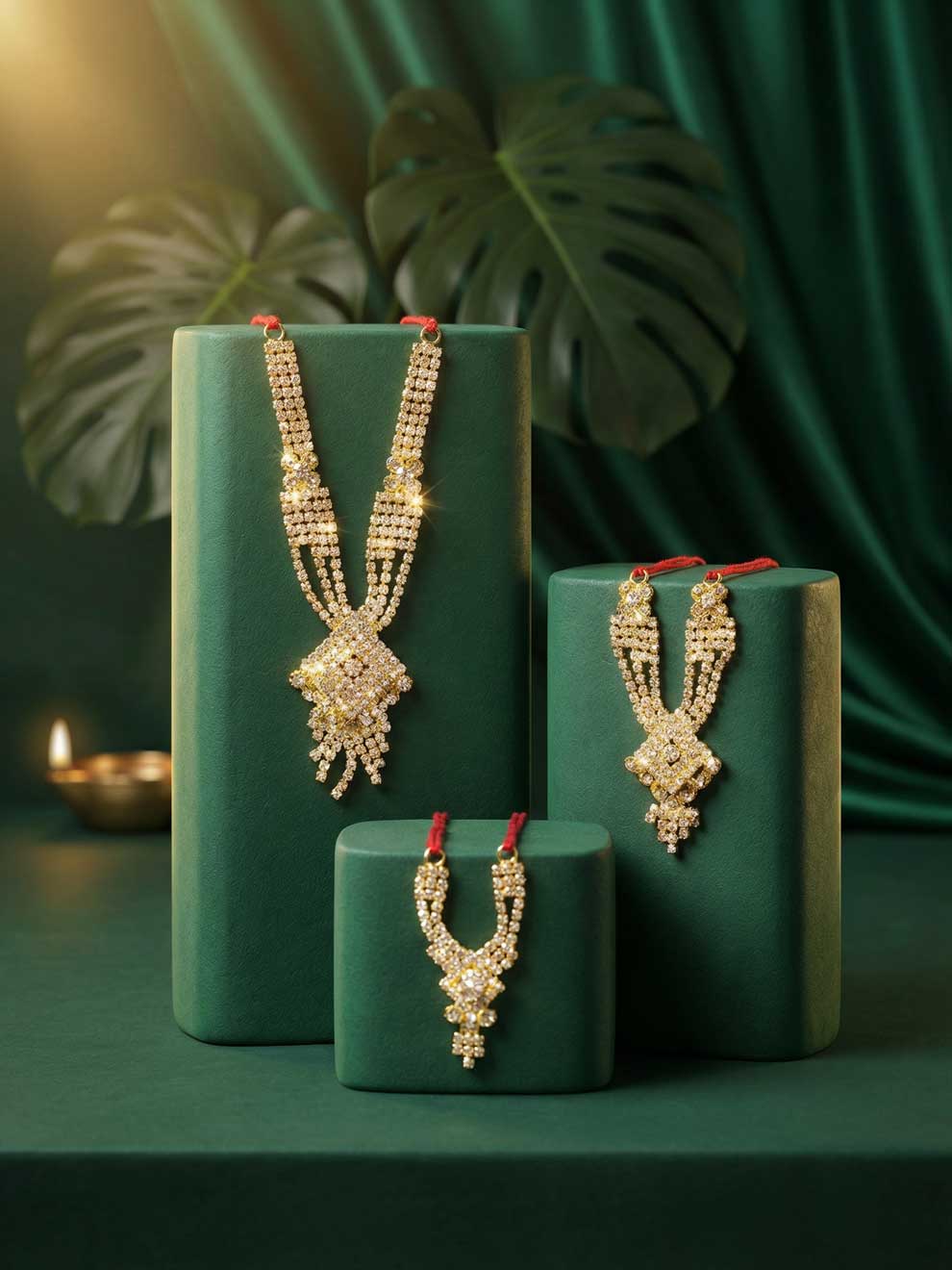 mala white stone shringar Diwali Janmashtami dress ladoo dresses laddu gopal dress thakurji kanha ji bal om poshak mathura online best mandir wholesaler manufacturer