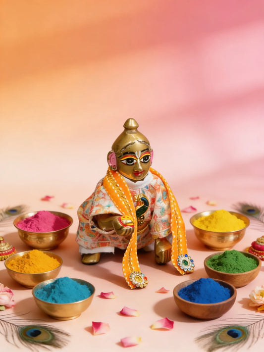 mangalmay braj holi kurta pajama Diwali Janmashtami dress ladoo dresses laddu gopal dress thakurji kanha ji bal om poshak mathura online best mandir wholesaler manufacturer