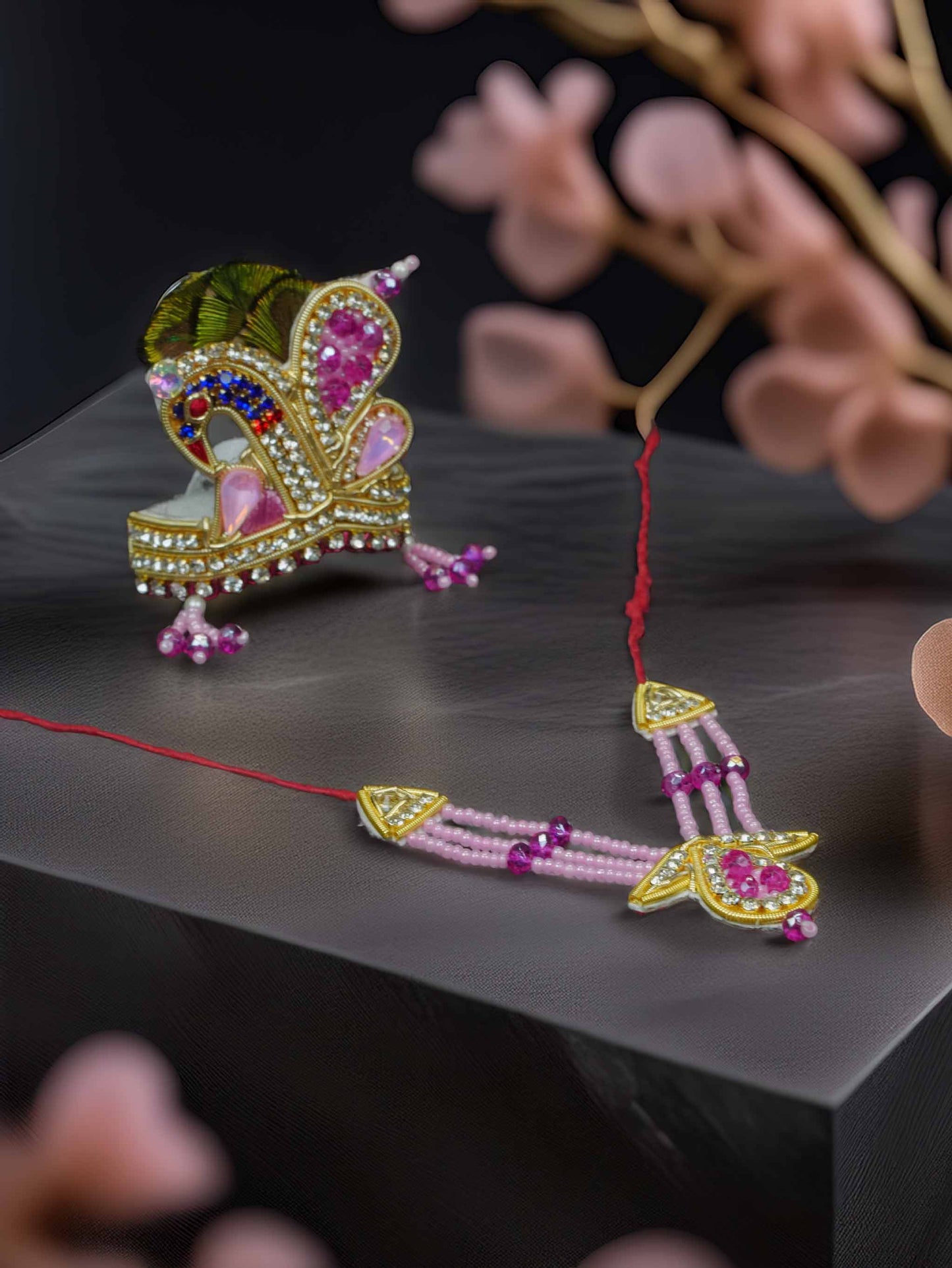 manohar rana rani braj holi dhoti kurta Diwali Janmashtami dress ladoo dresses laddu gopal dress thakurji kanha ji bal om poshak mathura online best mandir wholesaler manufacturer