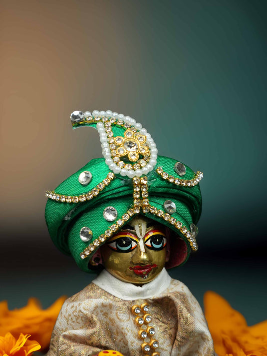 maratha pagdi green shringar dress ladoo dresses laddu gopal dress thakurji kanha ji bal om poshak mathura online best