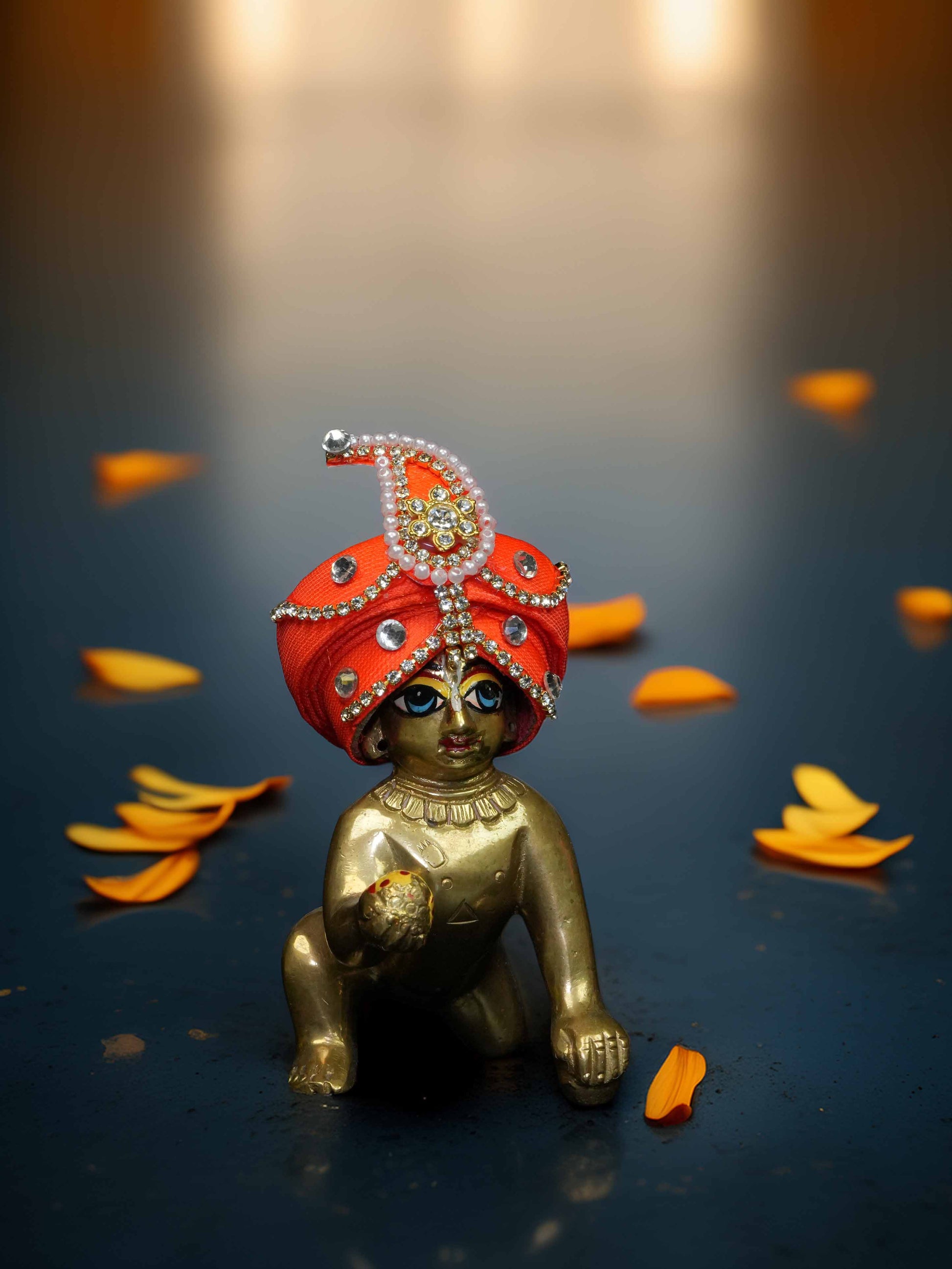 maratha pagdi orange shringar dress ladoo dresses laddu gopal dress thakurji kanha ji bal om poshak mathura online best