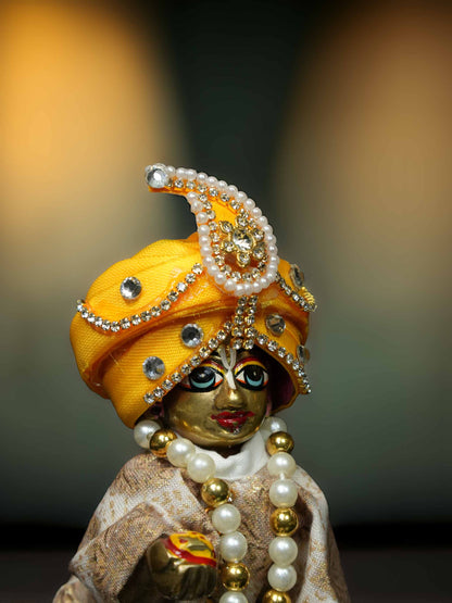 maratha pagdi yellow shringar dress ladoo dresses laddu gopal dress thakurji kanha ji bal om poshak mathura online best