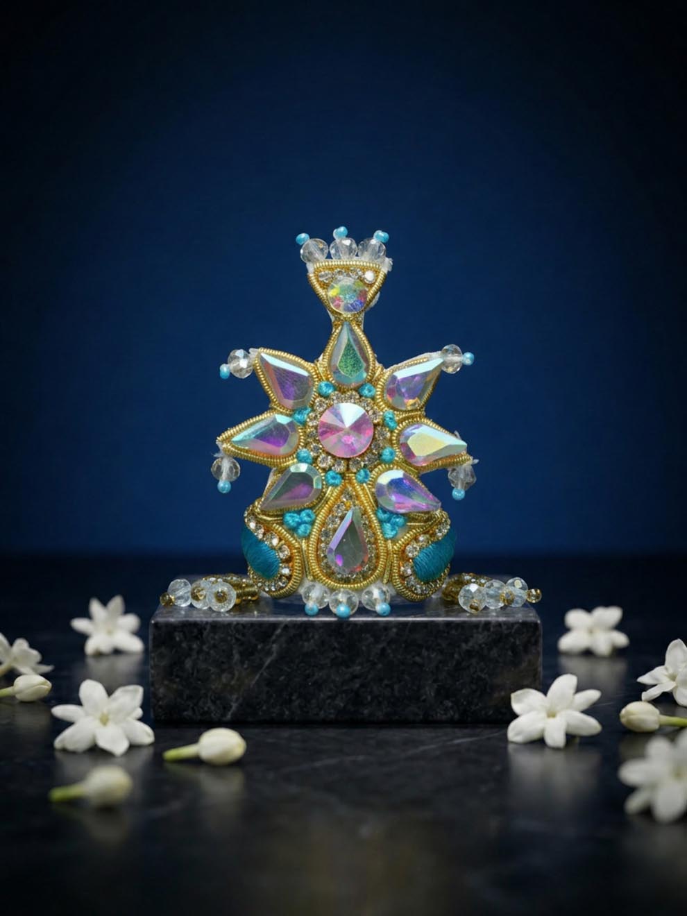 mayur Laddu Gopal Dresses Online in India Winter Dress for Poshak Thakurji Kanha Ji Accessories Dhoti Kurta Set Pajama Aasan Janmashtami Special Summer Shringar Fancy Jacket Premium Festival Bistar Combo om poshak kanha thakurji bal lala lalla ladoo