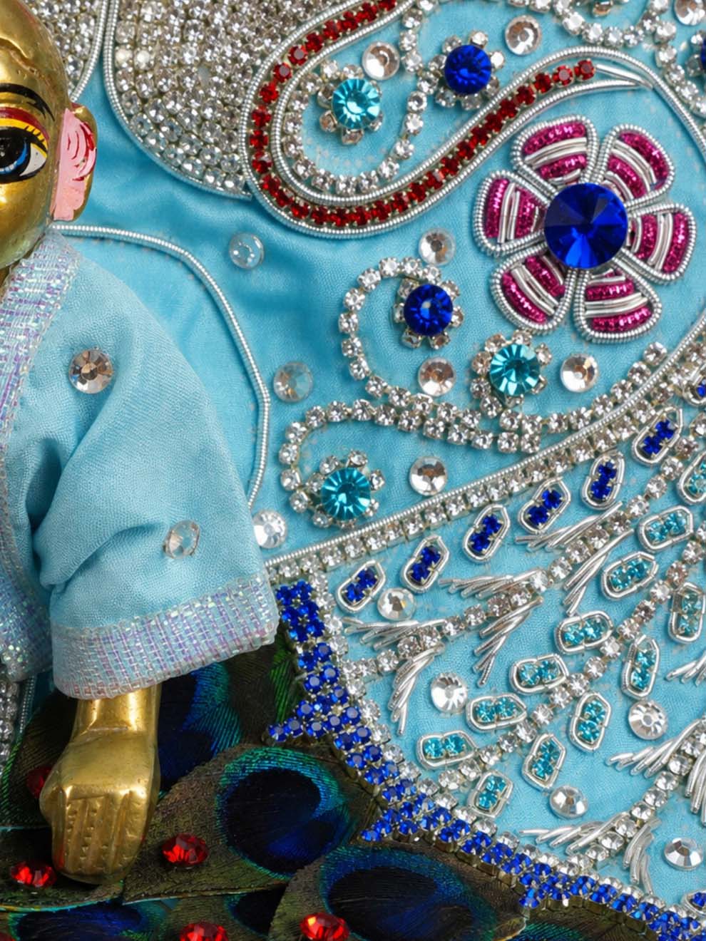mayur zardozi Laddu Gopal Dresses Online in India Winter Dress for Poshak Thakurji Kanha Ji Accessories Dhoti Kurta Set Pajama Aasan Janmashtami Special Summer Shringar Fancy Jacket Premium Festival Bistar Combo om poshak kanha thakurji bal lala lalla ladoo