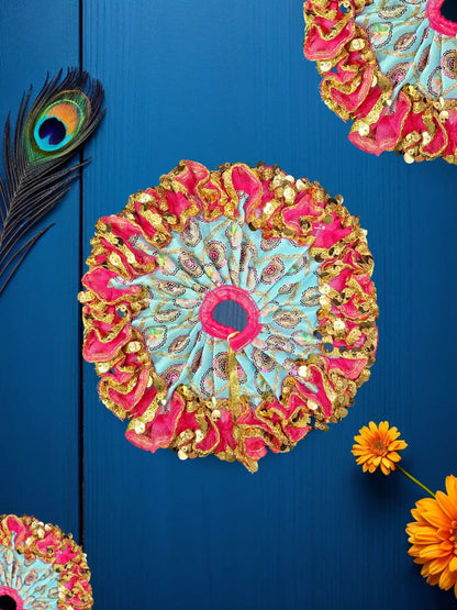 megh blue dress laddu gopal thakurji kanha ji bal om poshak mathura online 