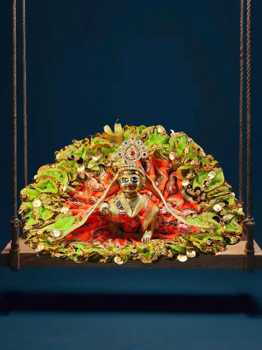 megh red poshak dress laddu gopal thakurji kanha ji bal om poshak mathura online
