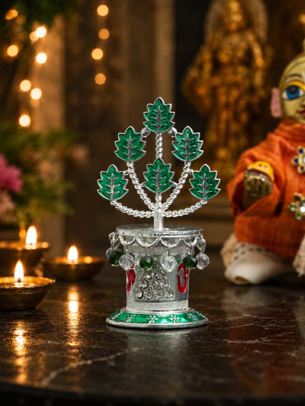 metal tulsi s Laddu Gopal Dresses Online in India Winter Dress for Poshak Thakurji Kanha Ji Accessories Dhoti Kurta Set Pajama Aasan Janmashtami Special Summer Shringar Fancy Jacket Premium Festival Bistar Combo om poshak kanha thakurji bal lala lalla ladoo