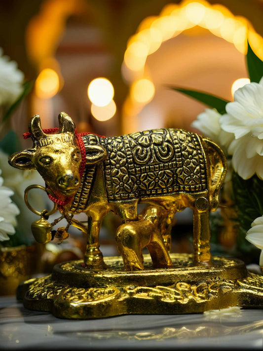 mettalic cow idol dresses laddu gopal dress thakurji kanha ji bal om poshak mathura online best diwali Janmashtami