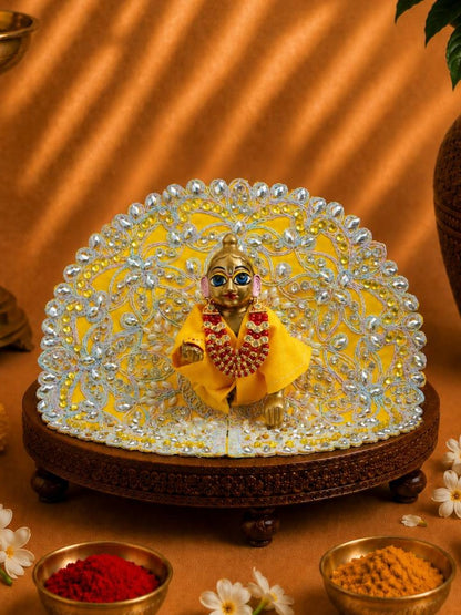 moti mala dr Laddu Gopal Dresses Online in India Winter Dress for Poshak Thakurji Kanha Ji Accessories Dhoti Kurta Set Pajama Aasan Janmashtami Special Summer Shringar Fancy Jacket Premium Festival Bistar Combo om poshak kanha thakurji bal lala lalla ladoo
