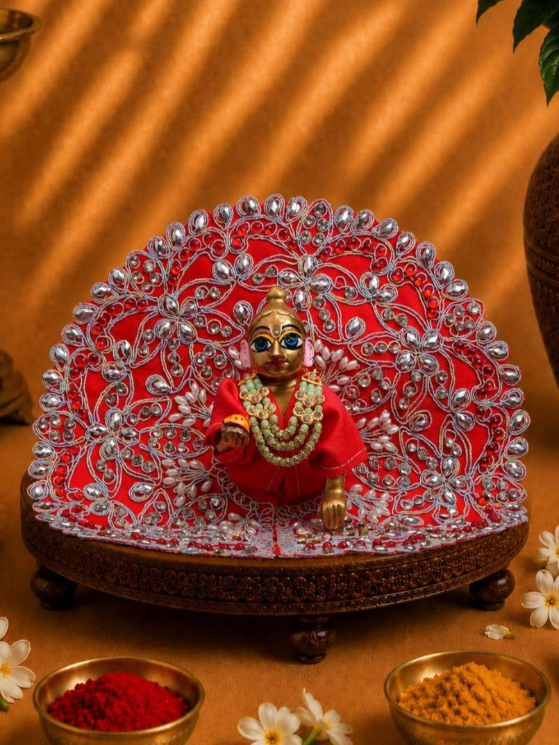 moti mala g Laddu Gopal Dresses Online in India Winter Dress for Poshak Thakurji Kanha Ji Accessories Dhoti Kurta Set Pajama Aasan Janmashtami Special Summer Shringar Fancy Jacket Premium Festival Bistar Combo om poshak kanha thakurji bal lala lalla ladoo