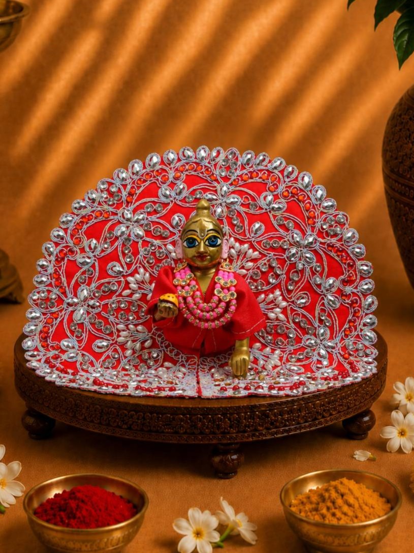moti mala lp Laddu Gopal Dresses Online in India Winter Dress for Poshak Thakurji Kanha Ji Accessories Dhoti Kurta Set Pajama Aasan Janmashtami Special Summer Shringar Fancy Jacket Premium Festival Bistar Combo om poshak kanha thakurji bal lala lalla ladoo