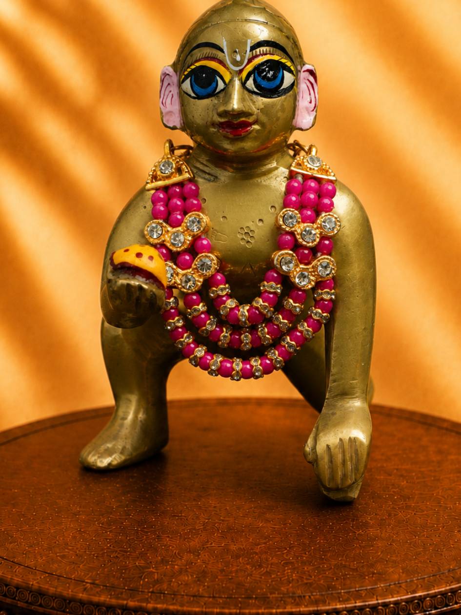moti mala p Laddu Gopal Dresses Online in India Winter Dress for Poshak Thakurji Kanha Ji Accessories Dhoti Kurta Set Pajama Aasan Janmashtami Special Summer Shringar Fancy Jacket Premium Festival Bistar Combo om poshak kanha thakurji bal lala lalla ladoo