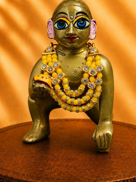 moti mala y Laddu Gopal Dresses Online in India Winter Dress for Poshak Thakurji Kanha Ji Accessories Dhoti Kurta Set Pajama Aasan Janmashtami Special Summer Shringar Fancy Jacket Premium Festival Bistar Combo om poshak kanha thakurji bal lala lalla ladoo