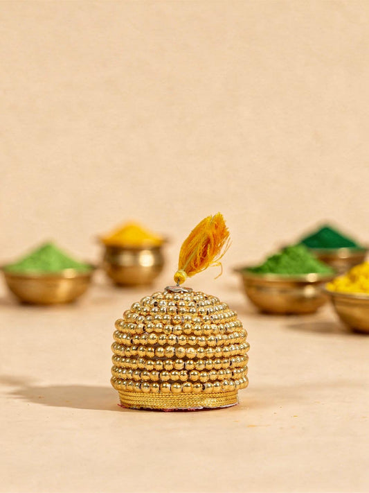 moti raj pagdi cap Diwali Janmashtami dress ladoo dresses laddu gopal dress thakurji kanha ji bal om poshak mathura online best mandir wholesaler manufacturer