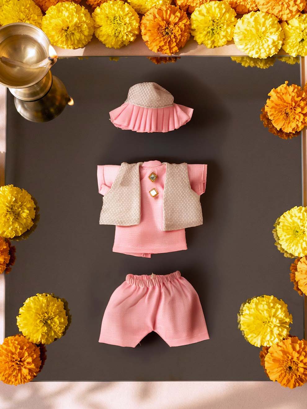 mridu Laddu Gopal Dresses Online in India Winter Dress for Poshak Thakurji Kanha Ji Accessories  Set Pajama Aasan Janmashtami Special Summer Shringar Fancy Jacket Premium Festival Bistar Combo om poshak kanha thakurji bal lala lalla ladoo