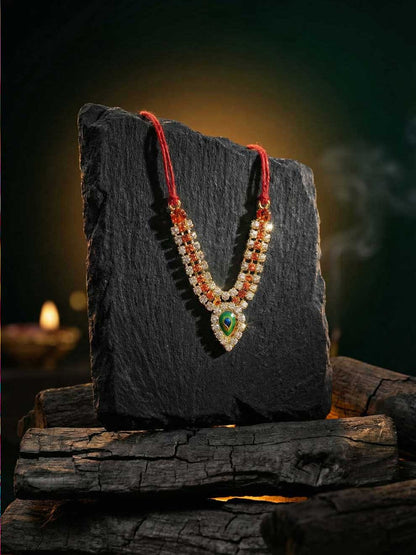 multi mor mala necklace shirngar diwali Janmashtami dress ladoo dresses laddu gopal dress thakurji kanha ji bal om poshak mathura online best mandir wholesaler manufacturer