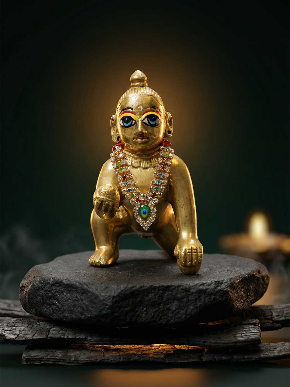 multi mor mala shirngar diwali Janmashtami dress ladoo dresses laddu gopal dress thakurji kanha ji bal om poshak mathura online best mandir wholesaler manufacturer