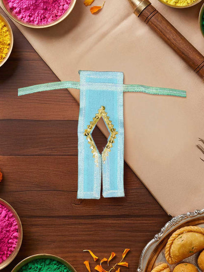 multicolor blue heavy holi braj Diwali Janmashtami dress ladoo dresses laddu gopal dress thakurji kanha ji bal om poshak mathura online best mandir wholesaler manufacturer