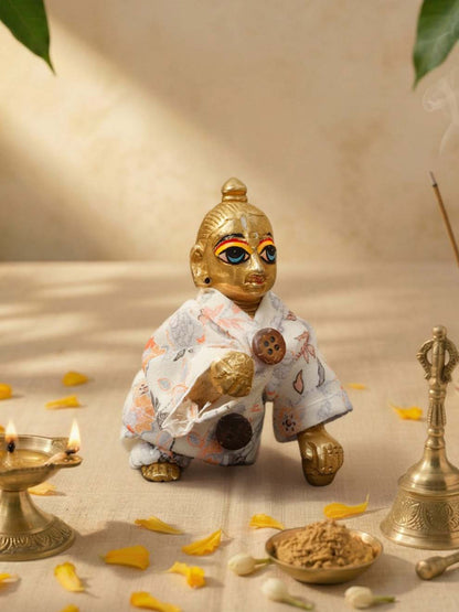 nazakat Laddu Gopal Dresses Online in India Winter Dress for Poshak Thakurji Kanha Ji Accessories Dhoti Kurta Set Pajama Aasan Janmashtami Special Summer Shringar Fancy Jacket Premium Festival Bistar Combo om poshak kanha thakurji bal lala lalla ladoo