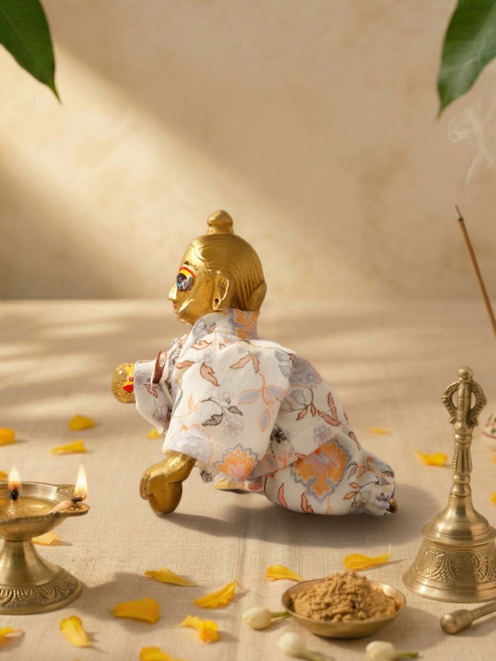 nazakat Laddu Gopal Dresses Online in India Winter Dress for Poshak Thakurji Kanha Ji Accessories Dhoti Kurta Set Pajama Aasan Janmashtami Special Summer Shringar Fancy Jacket Premium Festival Bistar Combo om poshak kanha thakurji bal lala lalla ladoo