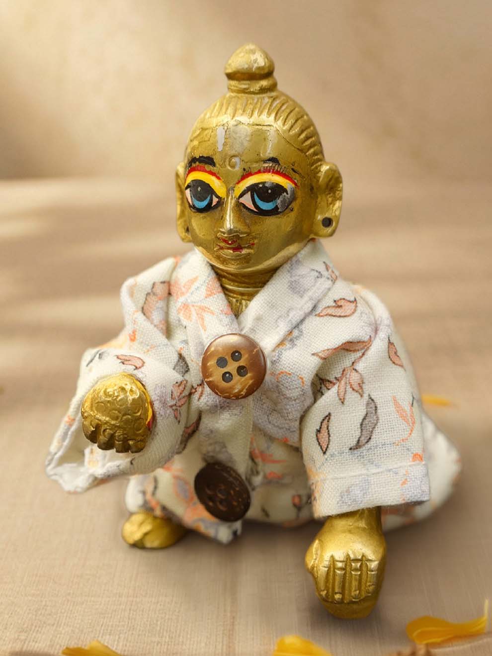nazakat Laddu Gopal Dresses Online in India Winter Dress for Poshak Thakurji Kanha Ji Accessories Dhoti Kurta Set Pajama Aasan Janmashtami Special Summer Shringar Fancy Jacket Premium Festival Bistar Combo om poshak kanha thakurji bal lala lalla ladoo