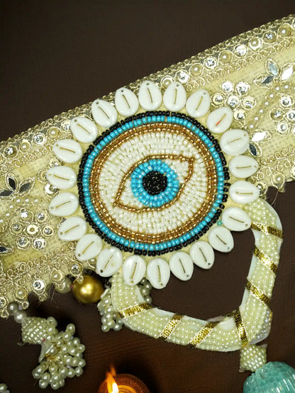 nazar toran Bandanwal Bandhanwar Toranwar diwali dress ladoo dresses laddu gopal dress thakurji kanha ji bal om poshak mathura online best mandir decoration home 40 inch