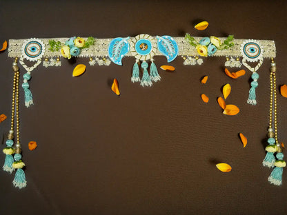 nazar toran Bandanwal Bandhanwar Toranwar diwali dress ladoo dresses laddu gopal dress thakurji kanha ji bal om poshak mathura online best mandir decoration home 40 inch