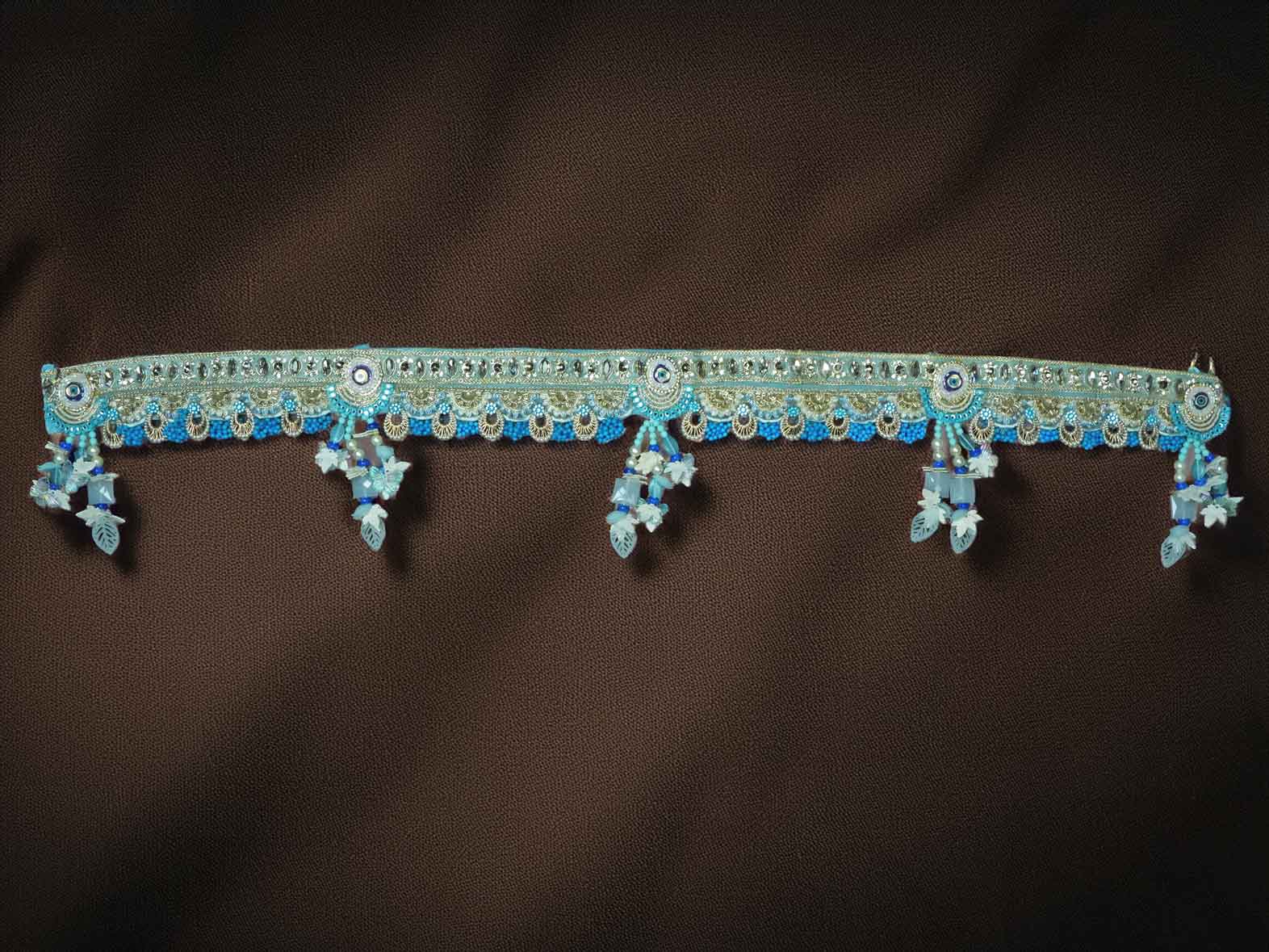 neel toran Bandanwal Bandhanwar Toranwar diwali laddu gopal dress thakurji kanha ji bal om poshak mathura online best mandir decoration home 40 inch