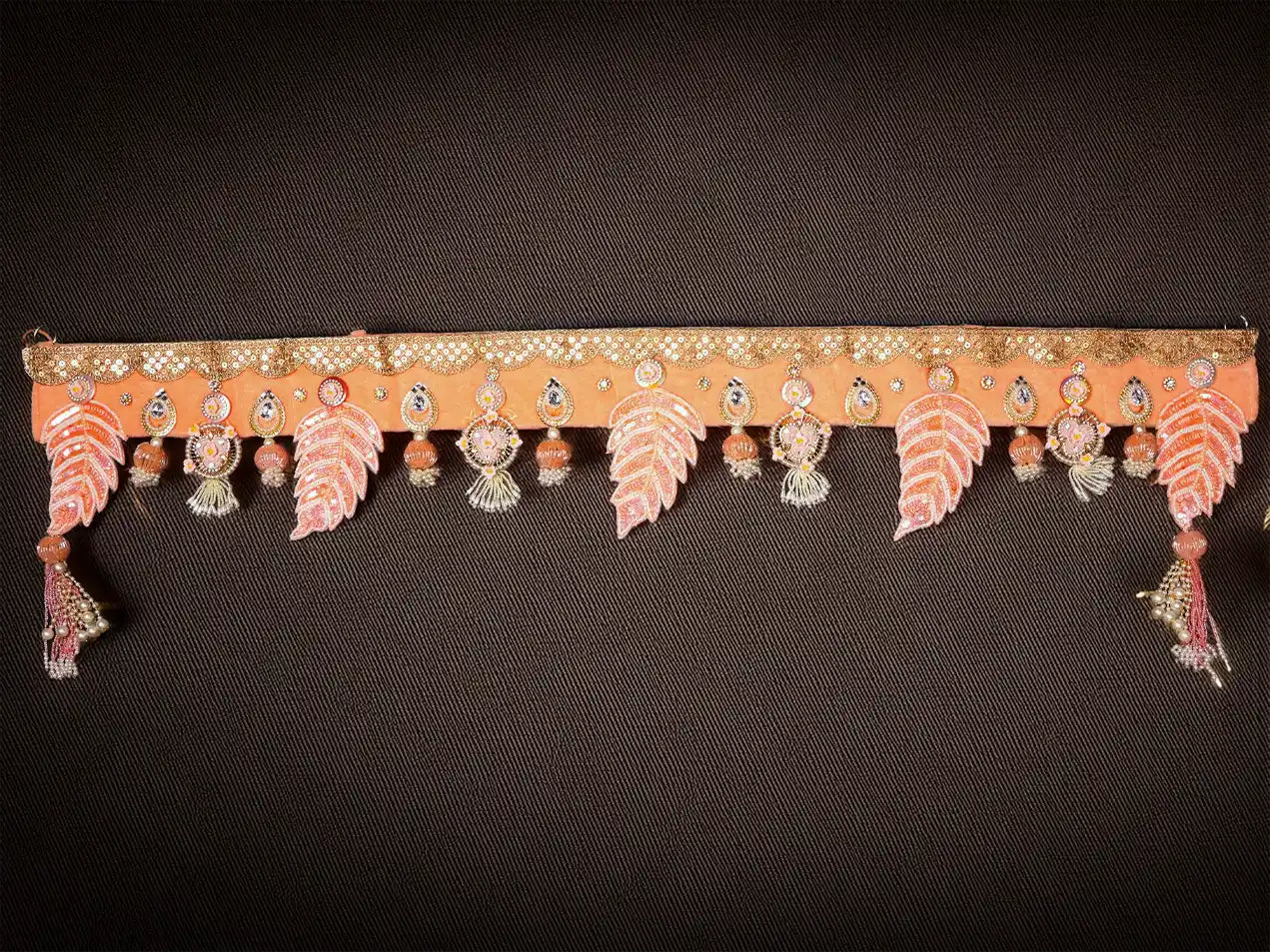 orange toran bandharwar dresses laddu gopal dress thakurji kanha ji bal om poshak mathura online best diwali pooja