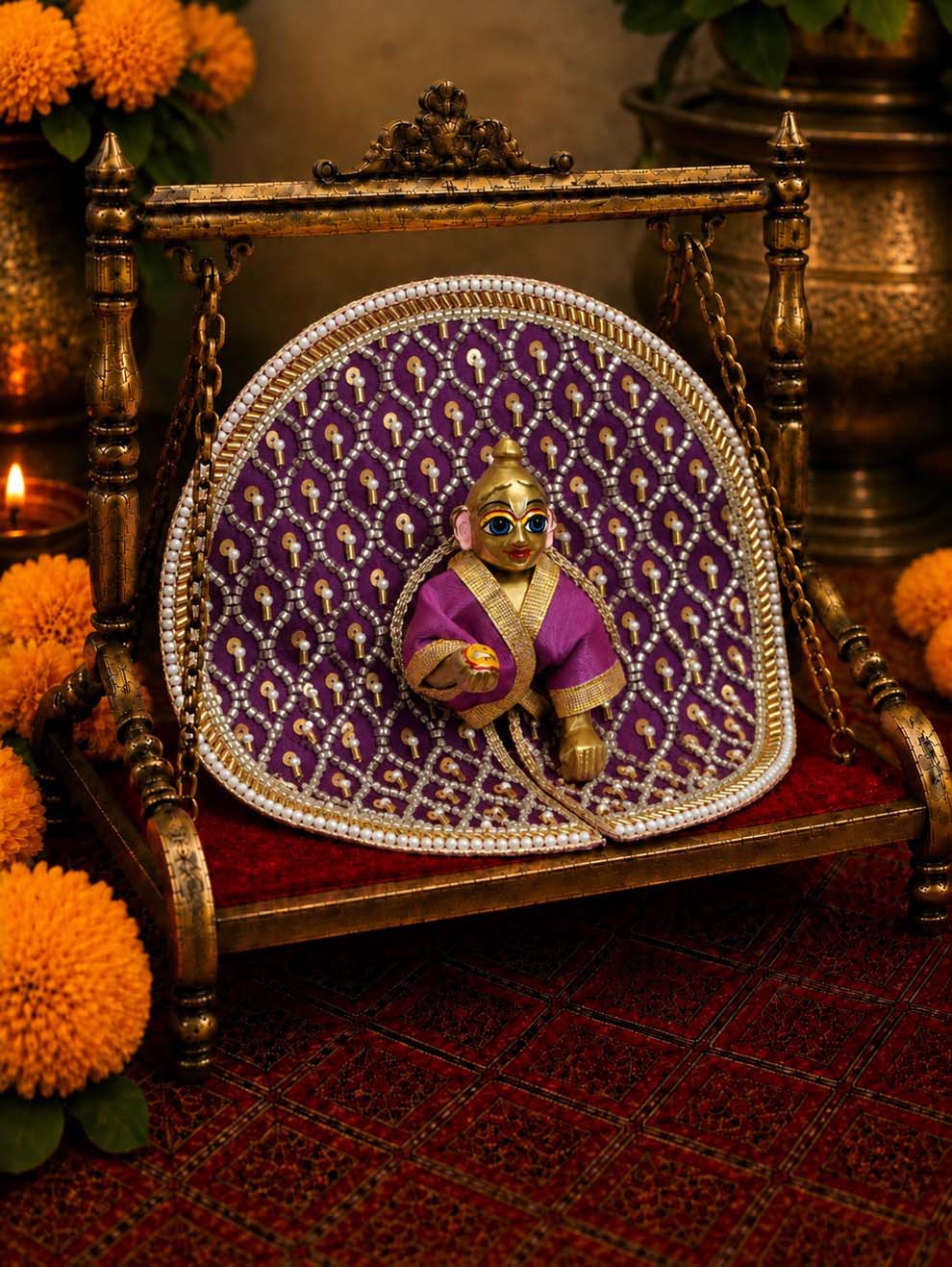 best Mathura wholesale manufacturer Laddu Gopal Dresses Online in India Winter Dress for Poshak Thakurji Kanha Ji Accessories Dhoti Kurta Set Pajama Aasan Janmashtami Special Summer Shringar Fancy Jacket Premium Festival Bistar Combo om poshak kanha thakurji bal lala lalla ladoo