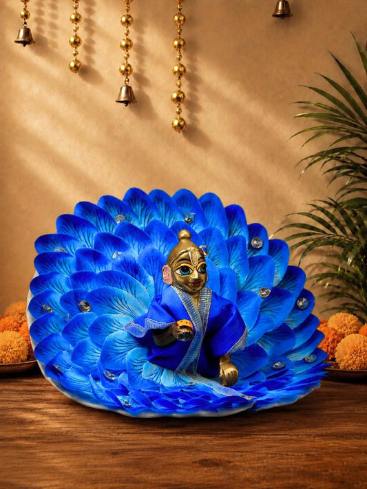 pankhari b Laddu Gopal Dresses Online in India Winter Dress for Poshak Thakurji Kanha Ji Accessories Dhoti Kurta Set Pajama Aasan Janmashtami Special Summer Shringar Fancy Jacket Premium Festival Bistar Combo om poshak kanha thakurji bal lala lalla ladoo