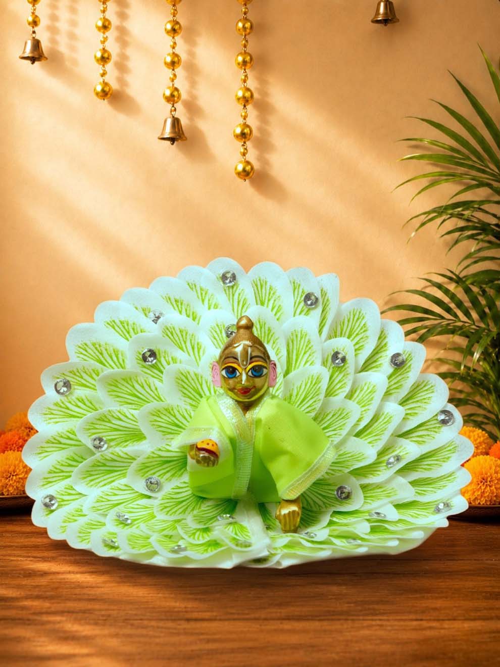pankhari g Laddu Gopal Dresses Online in India Winter Dress for Poshak Thakurji Kanha Ji Accessories Dhoti Kurta Set Pajama Aasan Janmashtami Special Summer Shringar Fancy Jacket Premium Festival Bistar Combo om poshak kanha thakurji bal lala lalla ladoo