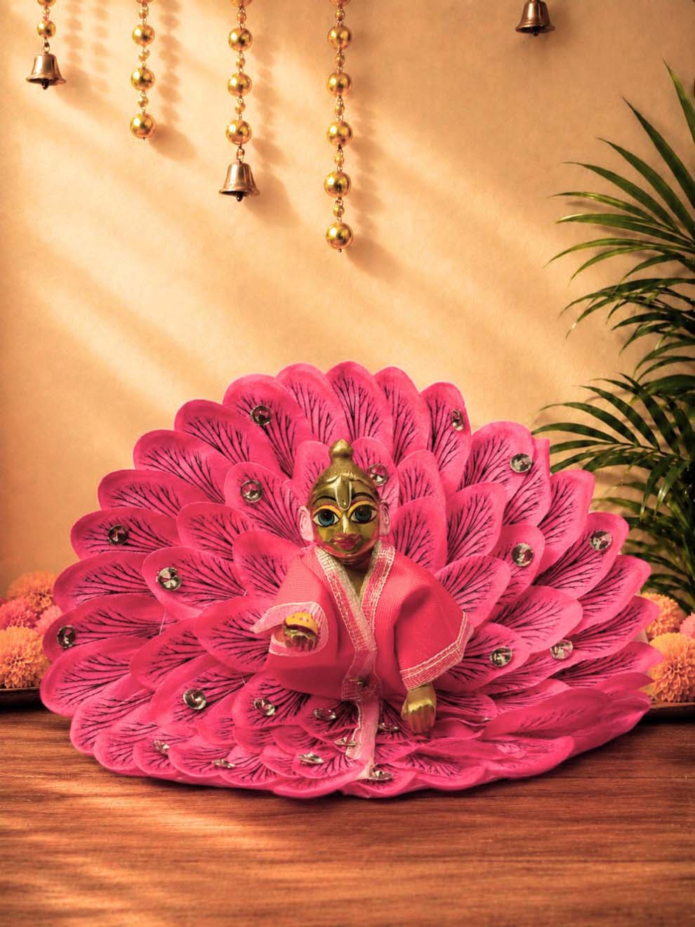 pankhari pi Laddu Gopal Dresses Online in India Winter Dress for Poshak Thakurji Kanha Ji Accessories Dhoti Kurta Set Pajama Aasan Janmashtami Special Summer Shringar Fancy Jacket Premium Festival Bistar Combo om poshak kanha thakurji bal lala lalla ladoo