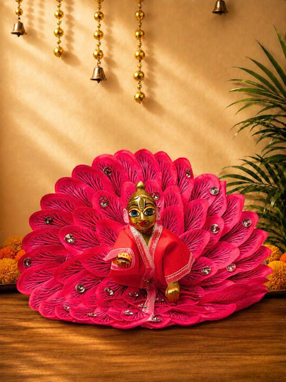 pankhari pi Laddu Gopal Dresses Online in India Winter Dress for Poshak Thakurji Kanha Ji Accessories Dhoti Kurta Set Pajama Aasan Janmashtami Special Summer Shringar Fancy Jacket Premium Festival Bistar Combo om poshak kanha thakurji bal lala lalla ladoo